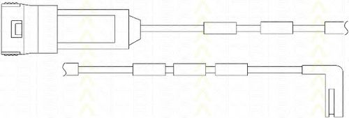 Сигнализатор, износ тормозных колодок TRISCAN 8115 24016