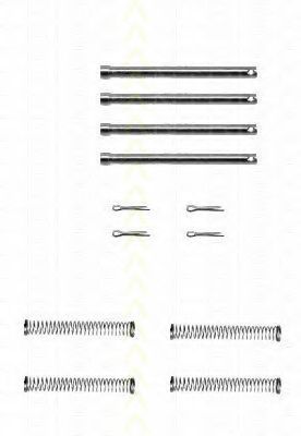 Комплектующие, колодки дискового тормоза TRISCAN 8105 171003