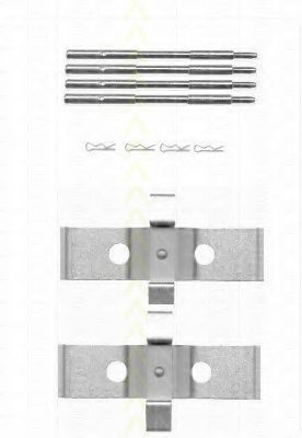 Комплектующие, колодки дискового тормоза TRISCAN 8105 291603