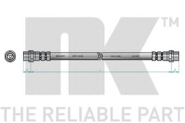 Тормозной шланг NK 8547132