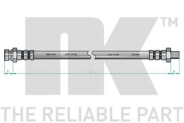 Тормозной шланг NK 853430