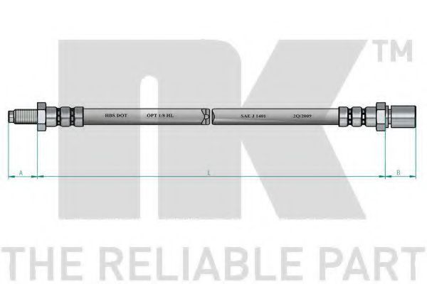 Тормозной шланг NK 8545106