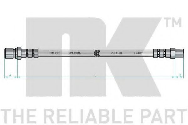 Тормозной шланг NK 8547121