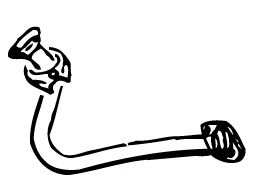 Труба выхлопного газа FONOS 08984