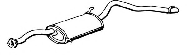 Глушитель выхлопных газов конечный FONOS 620670