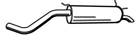 Глушитель выхлопных газов конечный FONOS 611299