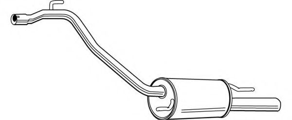 Глушитель выхлопных газов конечный FONOS 616430