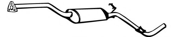 Средний глушитель выхлопных газов FONOS 612486