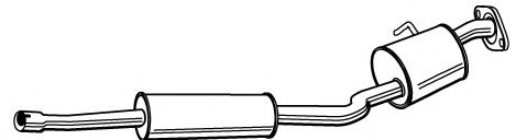 Глушитель выхлопных газов конечный FONOS 620848