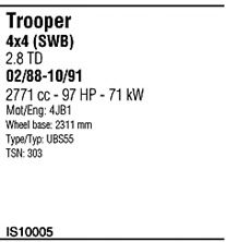 Система выпуска ОГ FONOS IS10005