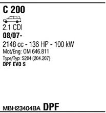 Система выпуска ОГ FONOS MBH23404BA