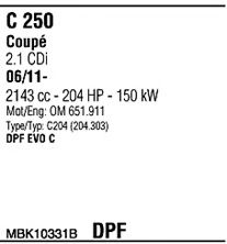 Система выпуска ОГ FONOS MBK10331B