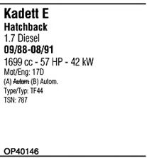 Система выпуска ОГ FONOS OP40146