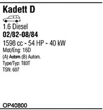 Система выпуска ОГ FONOS OP40800