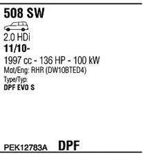 Система выпуска ОГ FONOS PEK12783A