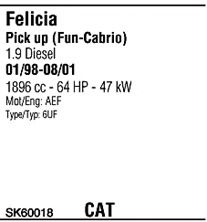 Система выпуска ОГ FONOS SK60018