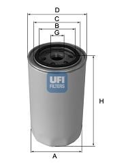 Фильтр для охлаждающей жидкости UFI 29.001.00