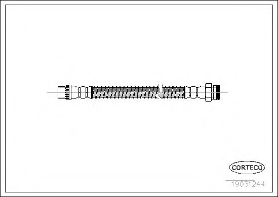 Тормозной шланг CORTECO 19031244
