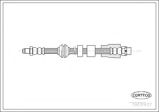 Тормозной шланг CORTECO 19031637