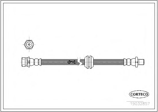 Тормозной шланг CORTECO 19032857