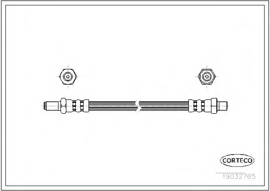 Тормозной шланг CORTECO 19032765