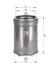 Топливный фильтр SOFIMA S 4364 NR