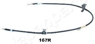 Трос, стояночная тормозная система JAPANPARTS BC-167R