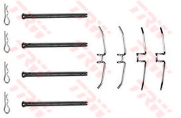 Комплектующие, колодки дискового тормоза TRW PFK100