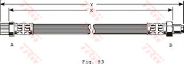 Тормозной шланг TRW PHA340