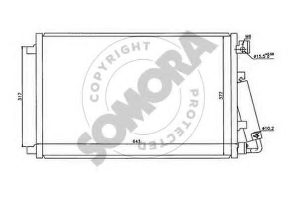 Конденсатор, кондиционер SOMORA 198060B