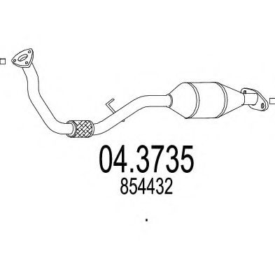 Катализатор MTS 04.3735
