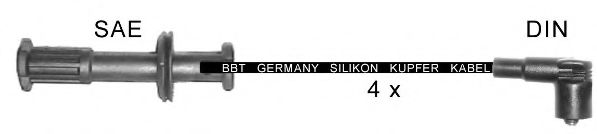 Комплект проводов зажигания BBT ZK1302