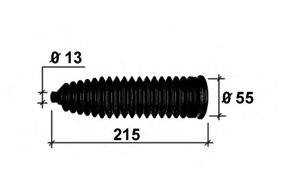 Пыльник, рулевое управление OCAP 1211446