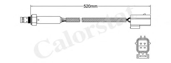 Лямбда-зонд CALORSTAT by Vernet LS140715