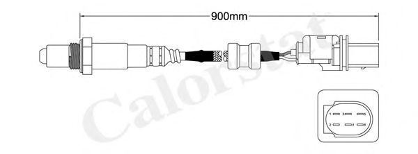 Лямбда-зонд CALORSTAT by Vernet LS150053
