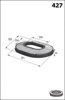 Воздушный фильтр MECAFILTER EL9177