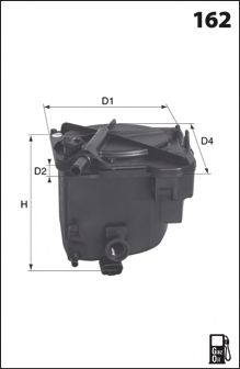 Топливный фильтр MECAFILTER ELG5297