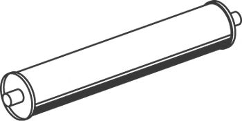 Средний / конечный глушитель ОГ ZARA 9119