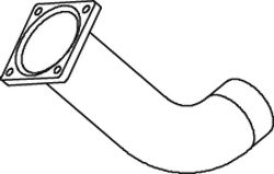 Труба выхлопного газа DINEX 48115