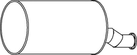 Средний / конечный глушитель ОГ DINEX 64382