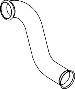 Труба выхлопного газа DINEX 17100