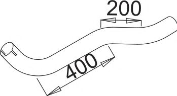 Труба выхлопного газа IMASAF 3842