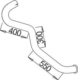 Труба выхлопного газа IMASAF 3829