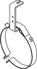 Кронштейн, глушитель DINEX 64849