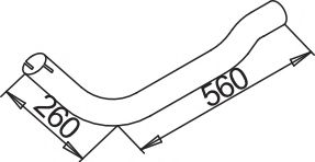 Труба выхлопного газа ZARA 9348