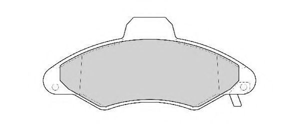 Комплект тормозных колодок, дисковый тормоз NECTO FD6756A