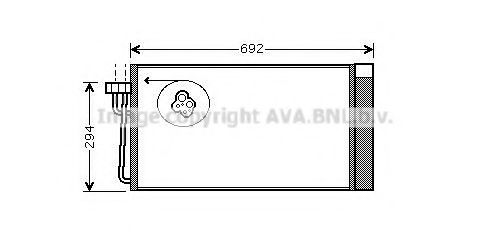 Конденсатор, кондиционер AVA QUALITY COOLING BWA5273D