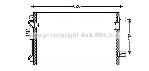 Конденсатор, кондиционер AVA QUALITY COOLING CRA5098