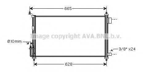 Конденсатор, кондиционер AVA QUALITY COOLING DN5251