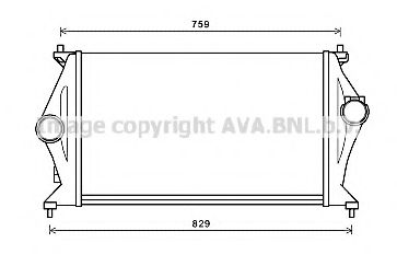 Интеркулер AVA QUALITY COOLING HY4337